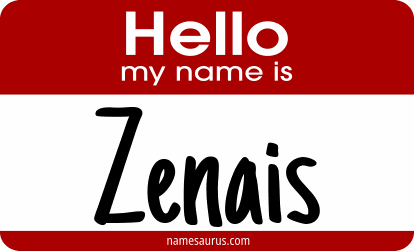 Hello my name is Zenais png download