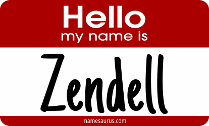 Hello my name is Zendell png download