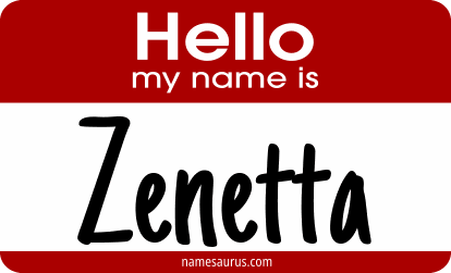 Hello my name is Zenetta png download