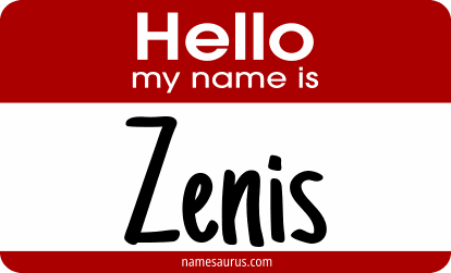 Hello my name is Zenis png download