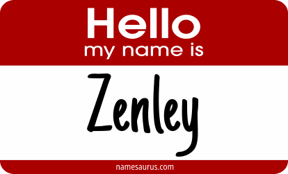 Hello my name is Zenley png download