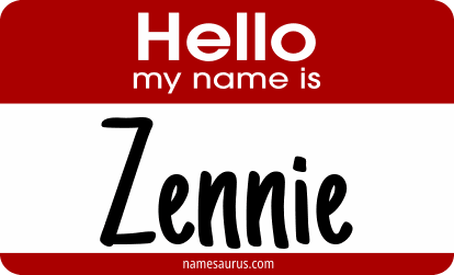 Hello my name is Zennie png download
