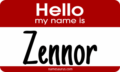 Hello my name is Zennor png download