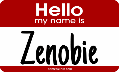 Hello my name is Zenobie png download