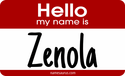 Hello my name is Zenola png download
