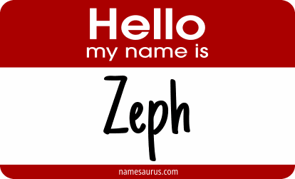 Hello my name is Zeph png download