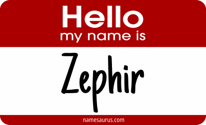 Hello my name is Zephir png download