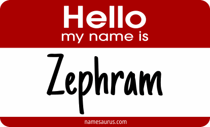 Hello my name is Zephram png download