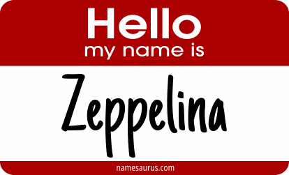 Hello my name is Zeppelina png download