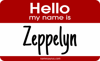 Hello my name is Zeppelyn png download