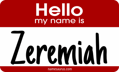 Hello my name is Zeremiah png download