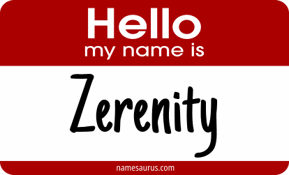 Hello my name is Zerenity png download