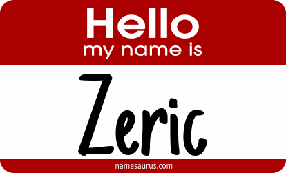 Hello my name is Zeric png download
