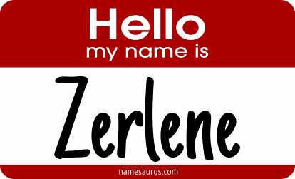 Hello my name is Zerlene png download