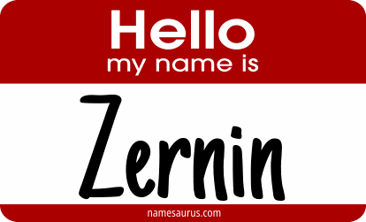 Hello my name is Zernin png download