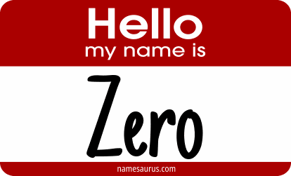 Hello my name is Zero png download
