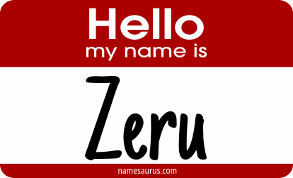 Hello my name is Zeru png download