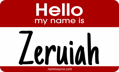 Hello my name is Zeruiah png download
