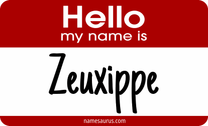 Hello my name is Zeuxippe png download