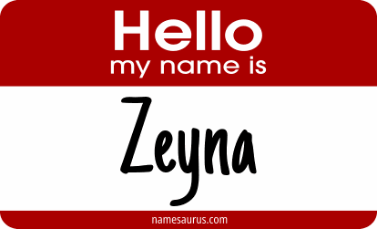 Hello my name is Zeyna png download