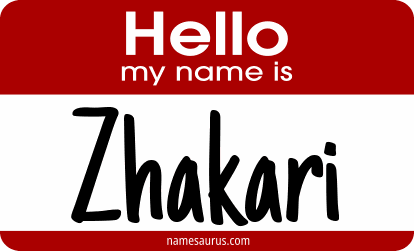 Hello my name is Zhakari png download