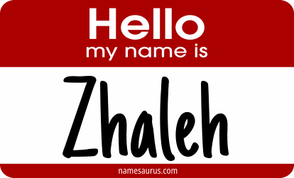 Hello my name is Zhaleh png download
