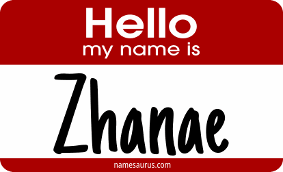Hello my name is Zhanae png download