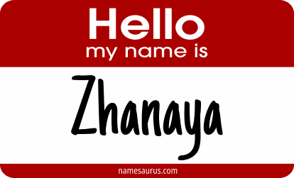 Hello my name is Zhanaya png download