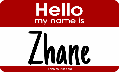 Hello my name is Zhane png download