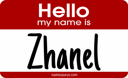 Hello my name is Zhanel png download