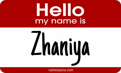 Hello my name is Zhaniya png download
