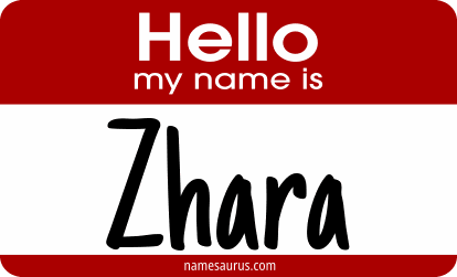 Hello my name is Zhara png download