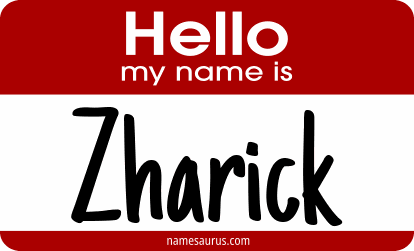 Hello my name is Zharick png download