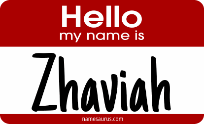 Hello my name is Zhaviah png download