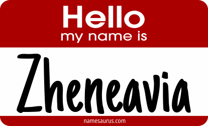 Hello my name is Zheneavia png download