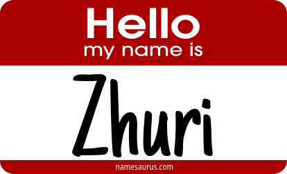 Hello my name is Zhuri png download