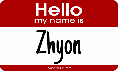 Hello my name is Zhyon png download