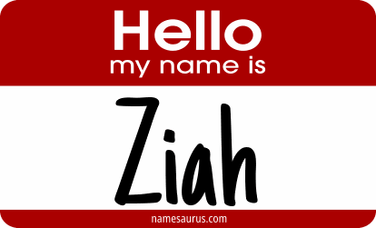 Hello my name is Ziah png download