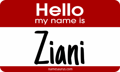 Hello my name is Ziani png download