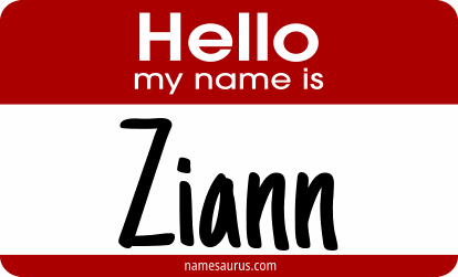 Hello my name is Ziann png download