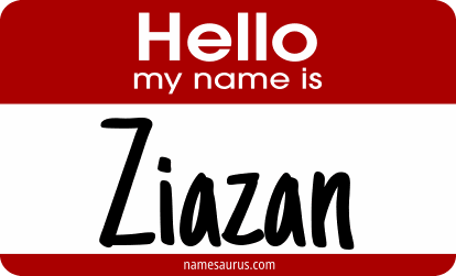 Hello my name is Ziazan png download