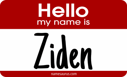 Hello my name is Ziden png download