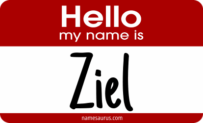 Hello my name is Ziel png download