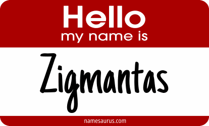 Hello my name is Zigmantas png download