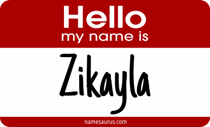 Hello my name is Zikayla png download