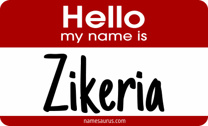 Hello my name is Zikeria png download