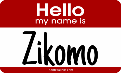 Hello my name is Zikomo png download