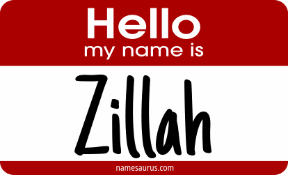 Hello my name is Zillah png download