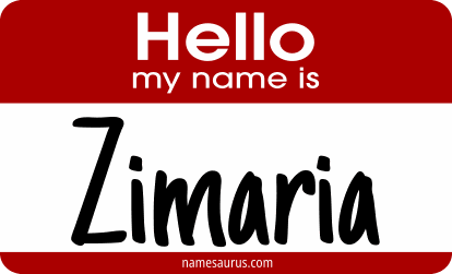 Hello my name is Zimaria png download