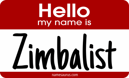 Hello my name is Zimbalist png download